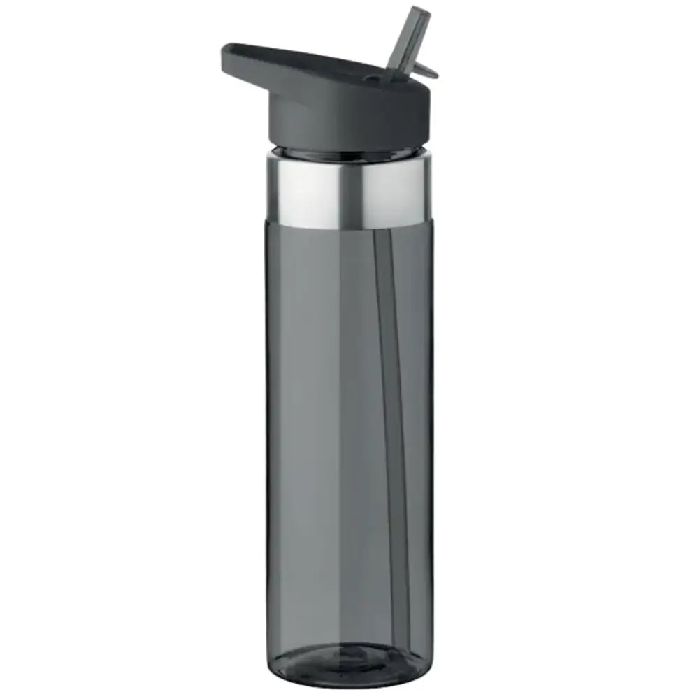 Harmaa läpikuultava SICILIA Tritan -juomapullo (650 ml) – moderni henkilöstölahja