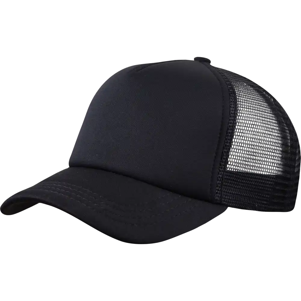 Trucker lippis musta omalla logolla-ZigiZagi