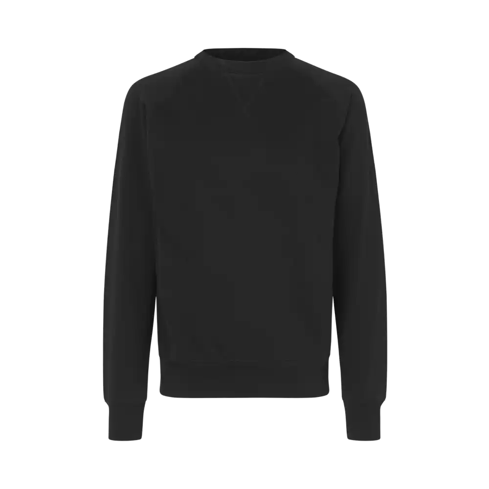 Musta business collegepaita miehille omalla logolla – edestä