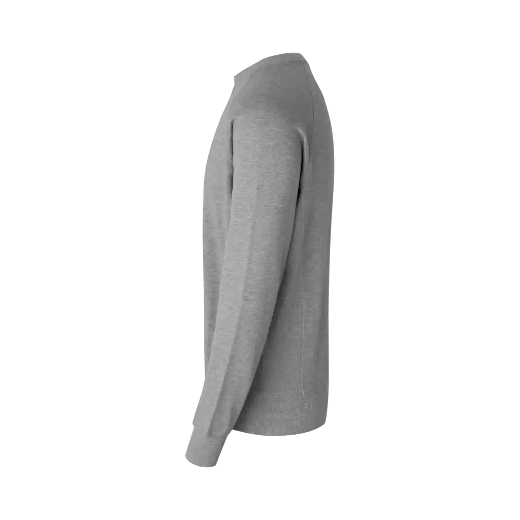 Grey melange business collegepaita miehille omalla logolla – sivusta