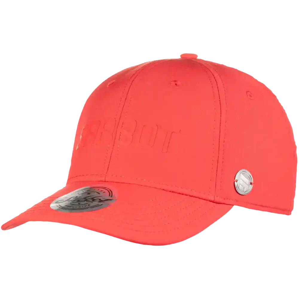 3D rubber printattu malli lippis omalla logolla. Kuvassa Quick Dry lippalakki ZigiZagin varastolippalakki valikoimasta