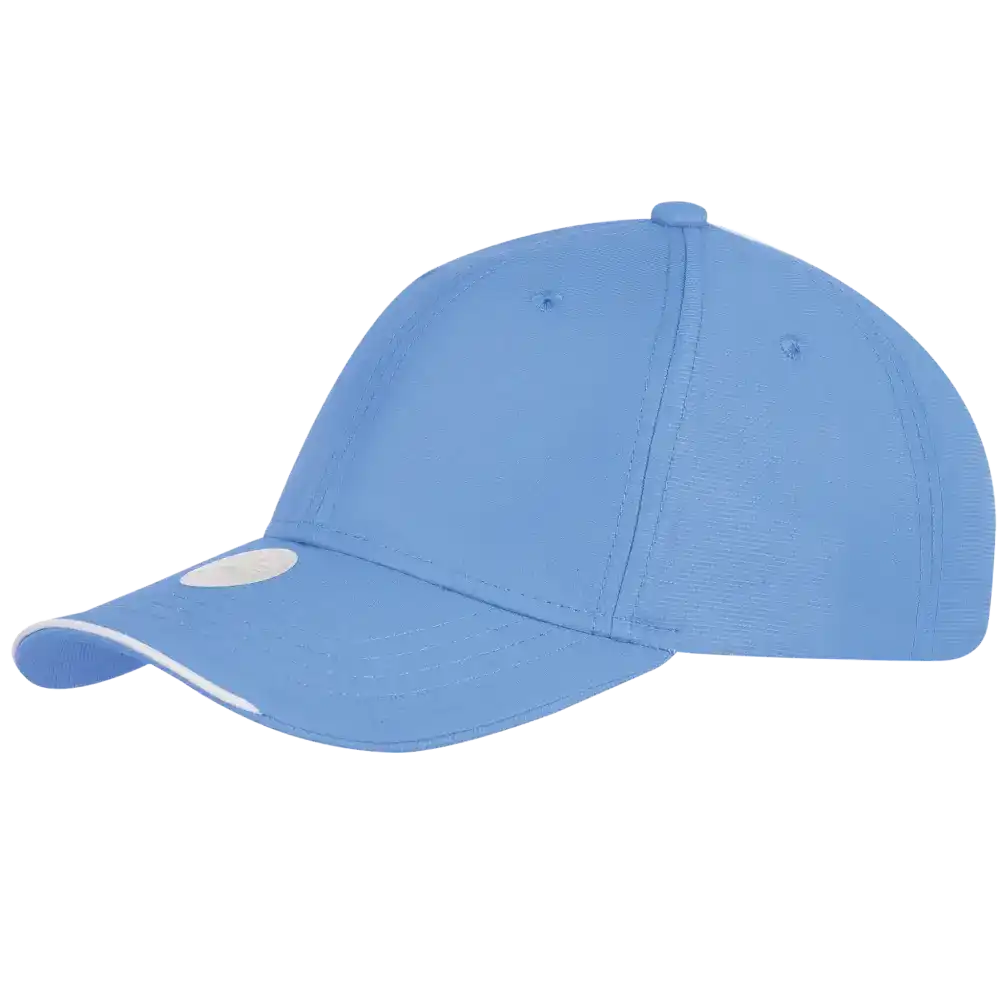 Sininen U.V. Protection lippis omalla logolla