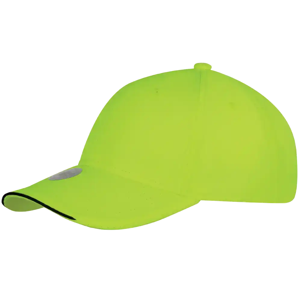 Keltainen U.V. Protection lippis omalla logolla tai tekstillä