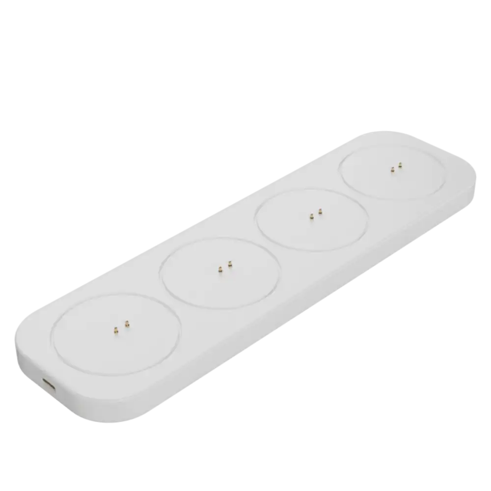 Uyuni pieni latausalusta neljälle ladattavalle LED-kynttilälle