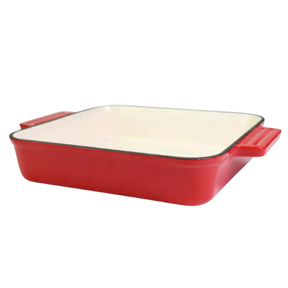 Valurautainen uunivuoka punainen - Henkilökunnan joululahja - Yritysten joululahjat - ZigiZagi