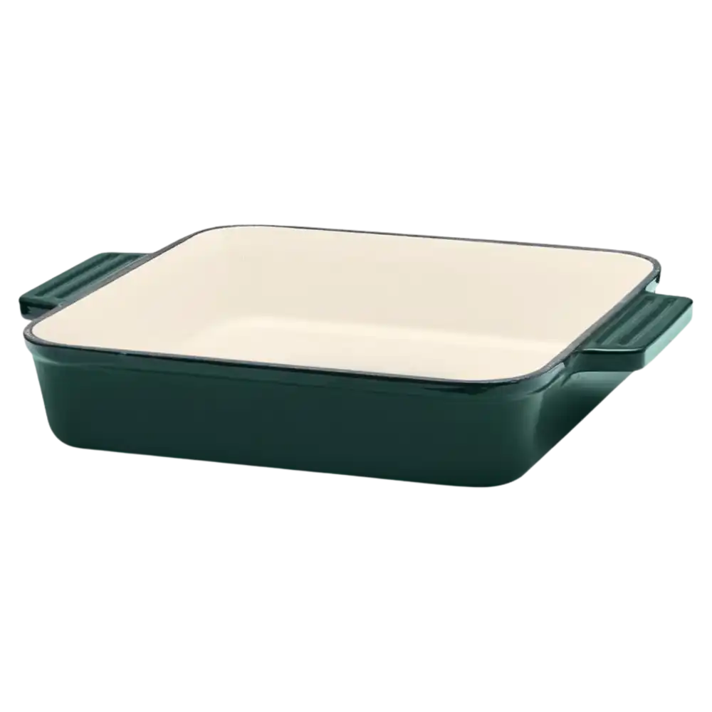 Valurautainen uunivuoka vihreä - Henkilökunnan joululahja - Yritysten joululahjat - ZigiZagi