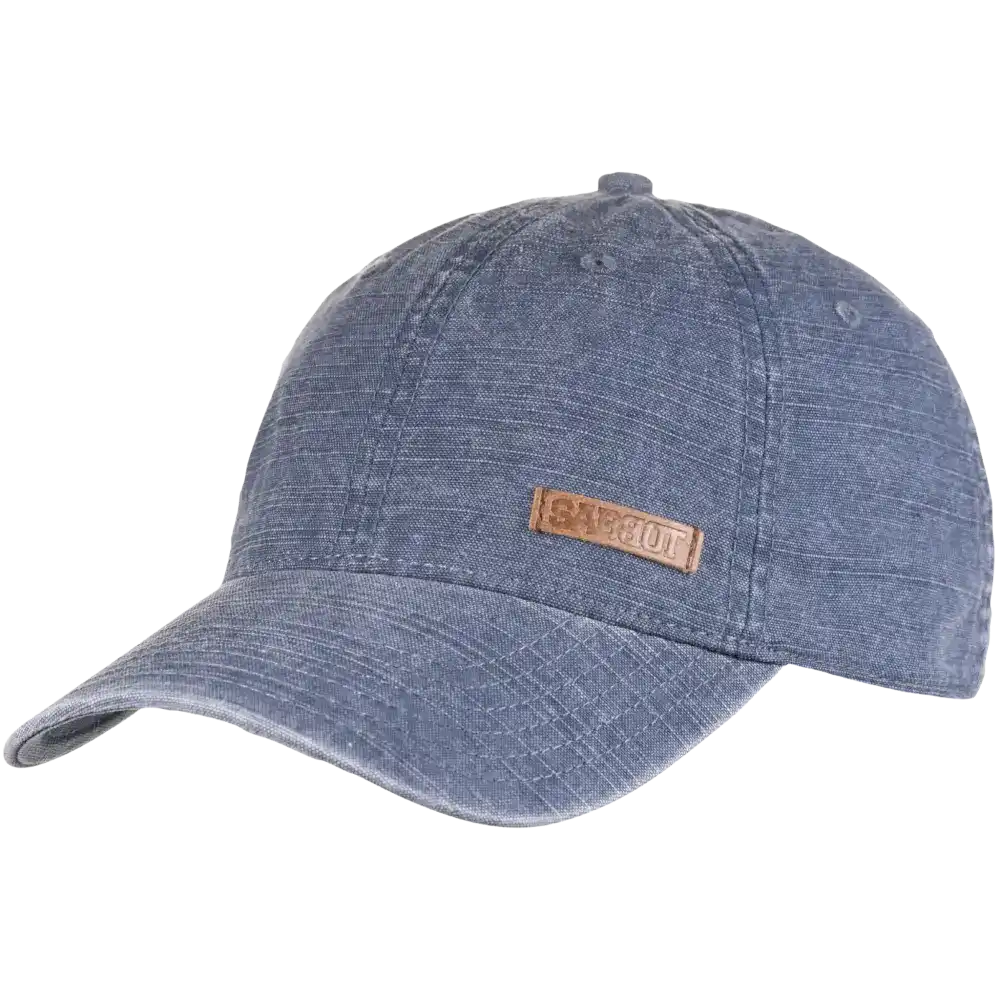 VINTAGE "DAD CAP" navy omalla logolla. Logo toteutettu nahkamerkillä