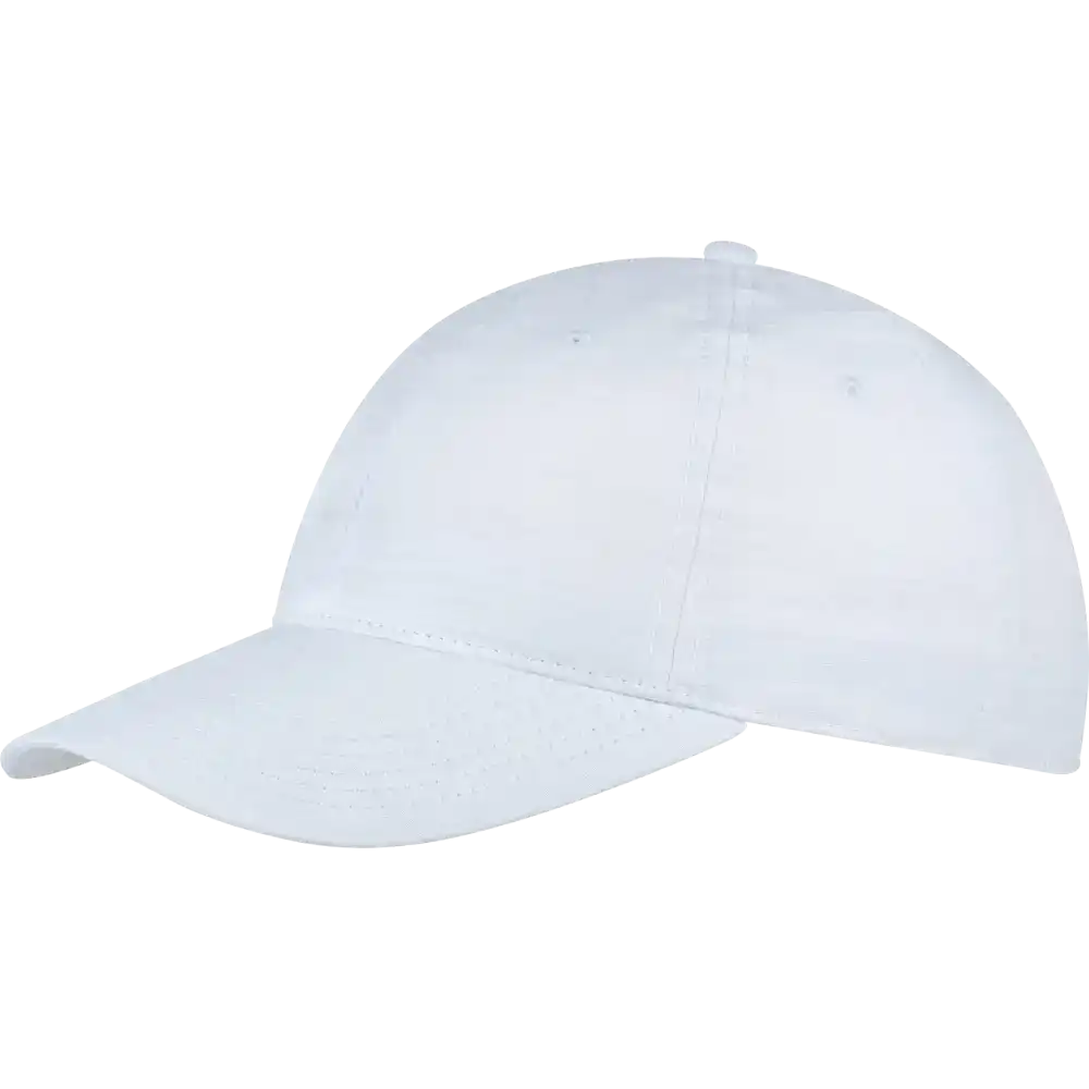 Washed Slub Dad Cap omalla logolla, väri Valkoinen