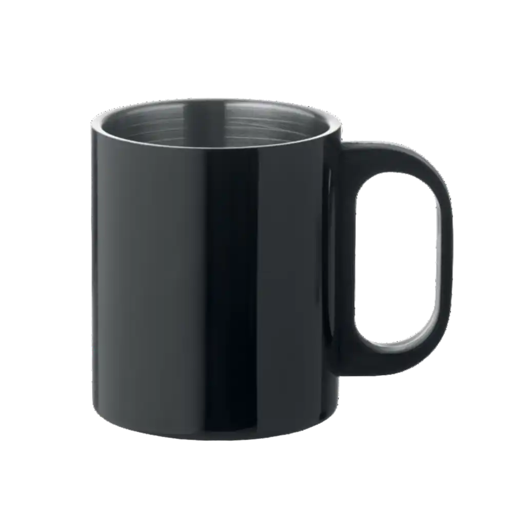 Zigi kaksiseinäinen muki ruostumattomasta teräksestä alk.4.85€ - Black - KOTI JA HYVINVOINTI