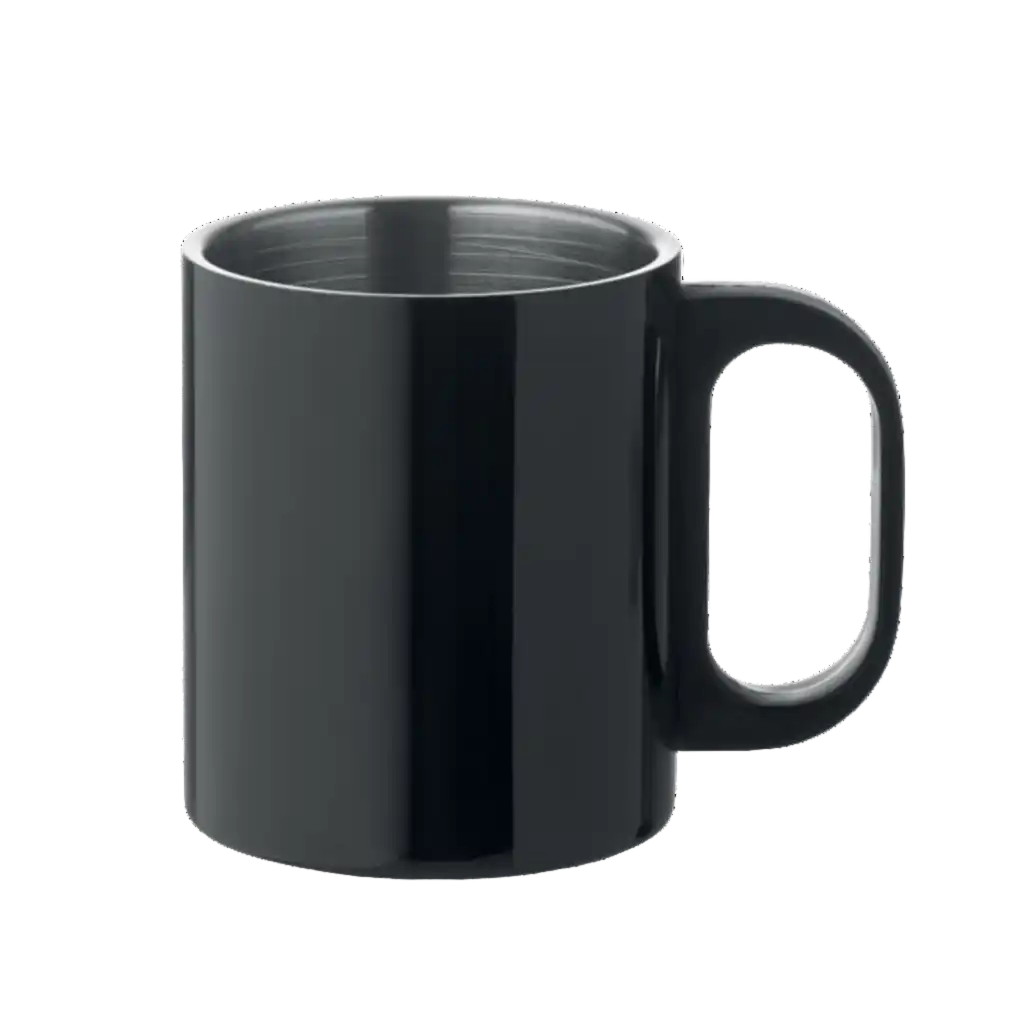 Zigi kaksiseinäinen muki ruostumattomasta teräksestä alk.4.85€ - Black - KOTI JA HYVINVOINTI