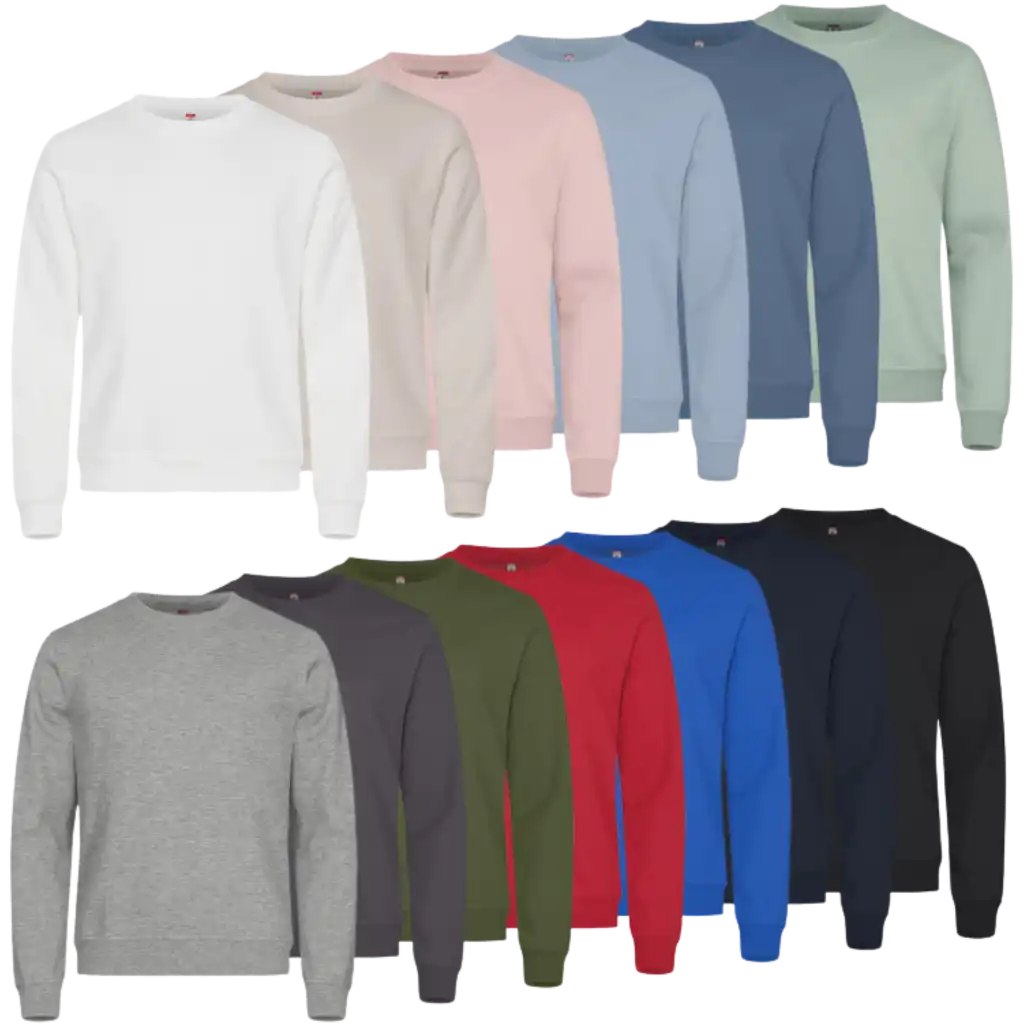 Suunnittele College omalla yrityksen logolla Miami Roundneck kaikki värit-ZigiZagi