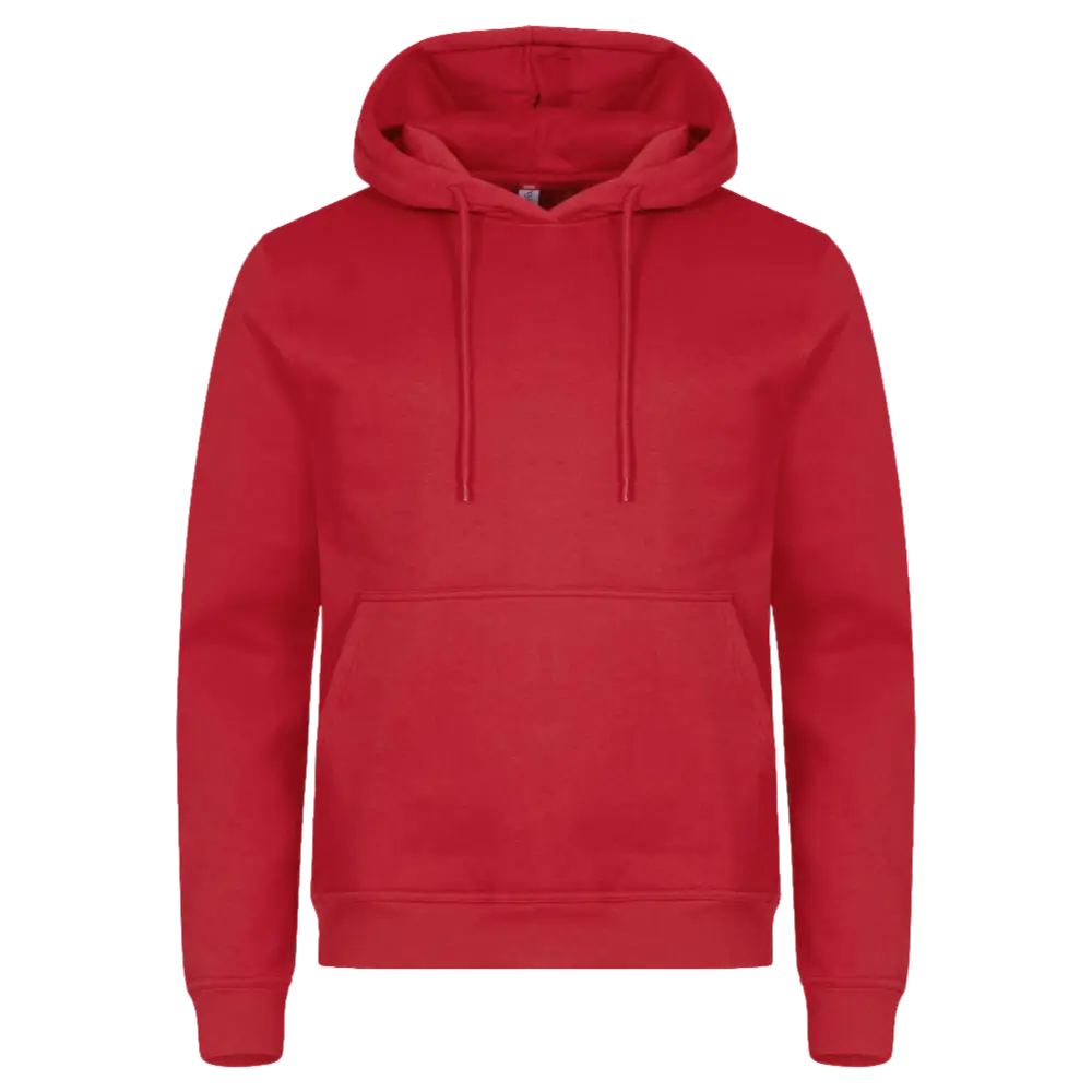 Suunnittele oma huppari yrityksen logolla Miami Hoody punainen-ZigiZagi