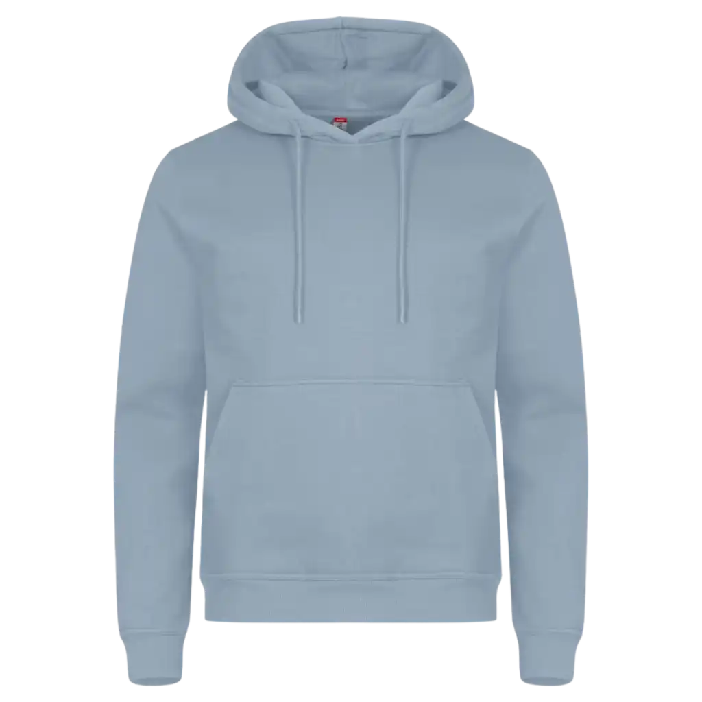 Suunnittele oma huppari yrityksen logolla Miami Hoody SoftBlue-ZigiZagi