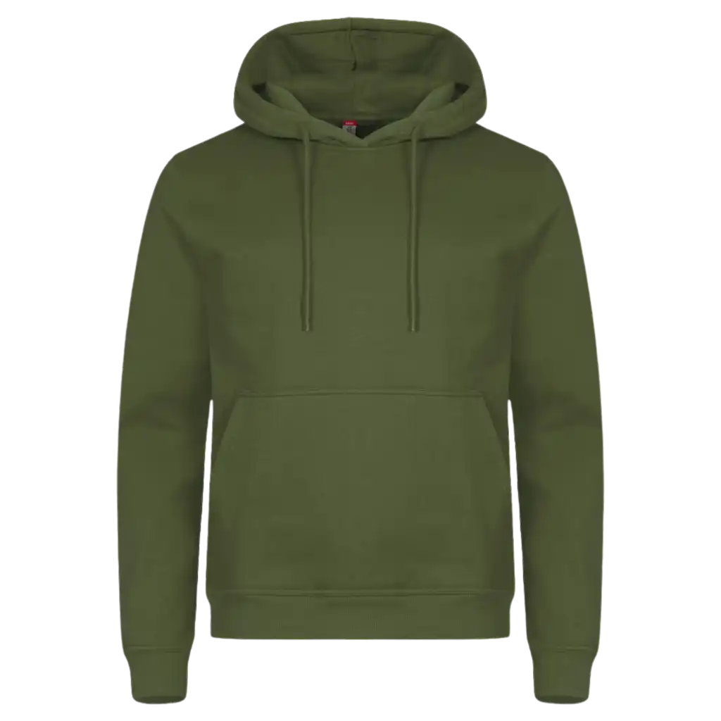 Huppari yrityksen logolla Miami Hoody ArmyGreen-ZigiZagi