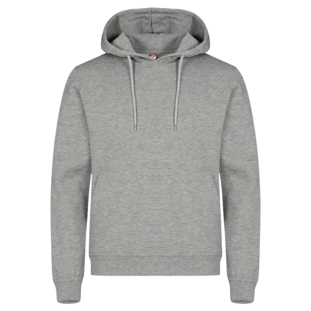 Suunnittele oma huppari yrityksen logolla Miami Hoody meleerattu harmaa-ZigiZagi