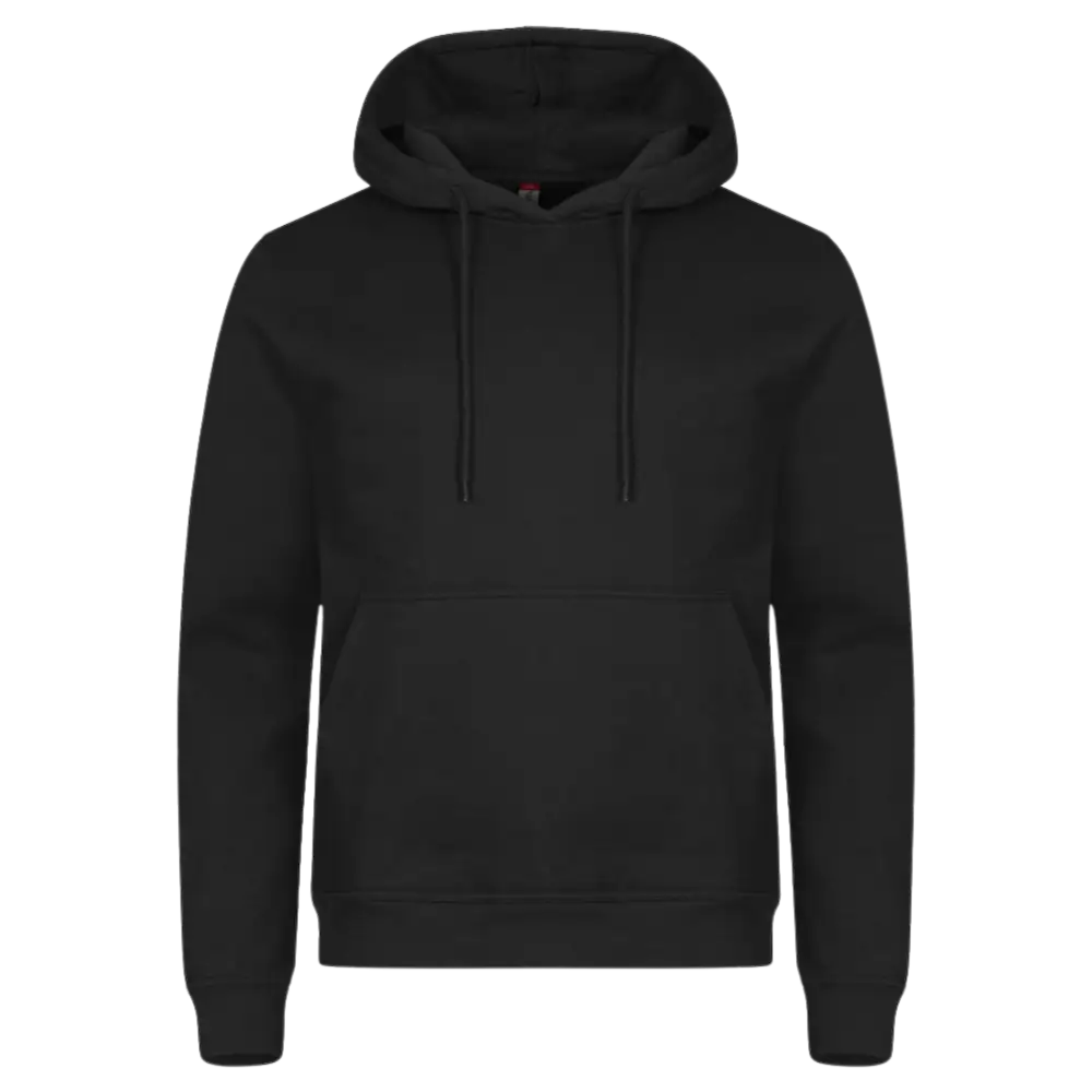 Suunnittele oma huppari yrityksen logolla Miami Hoody musta-ZigiZagi