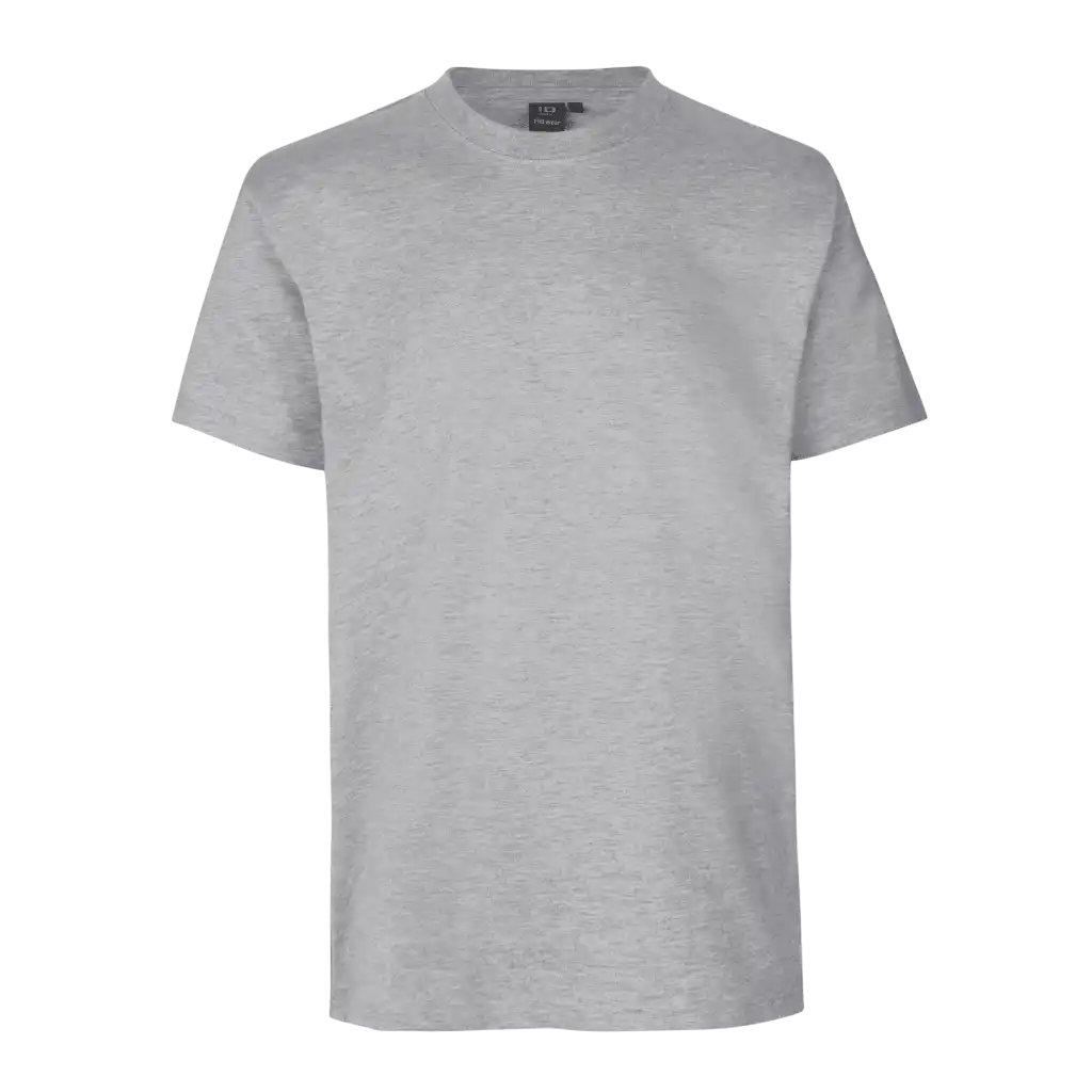Grey Melange PRO Wear T-paita ID® 0300 – meleerattu harmaa T-paita yrityslogolla