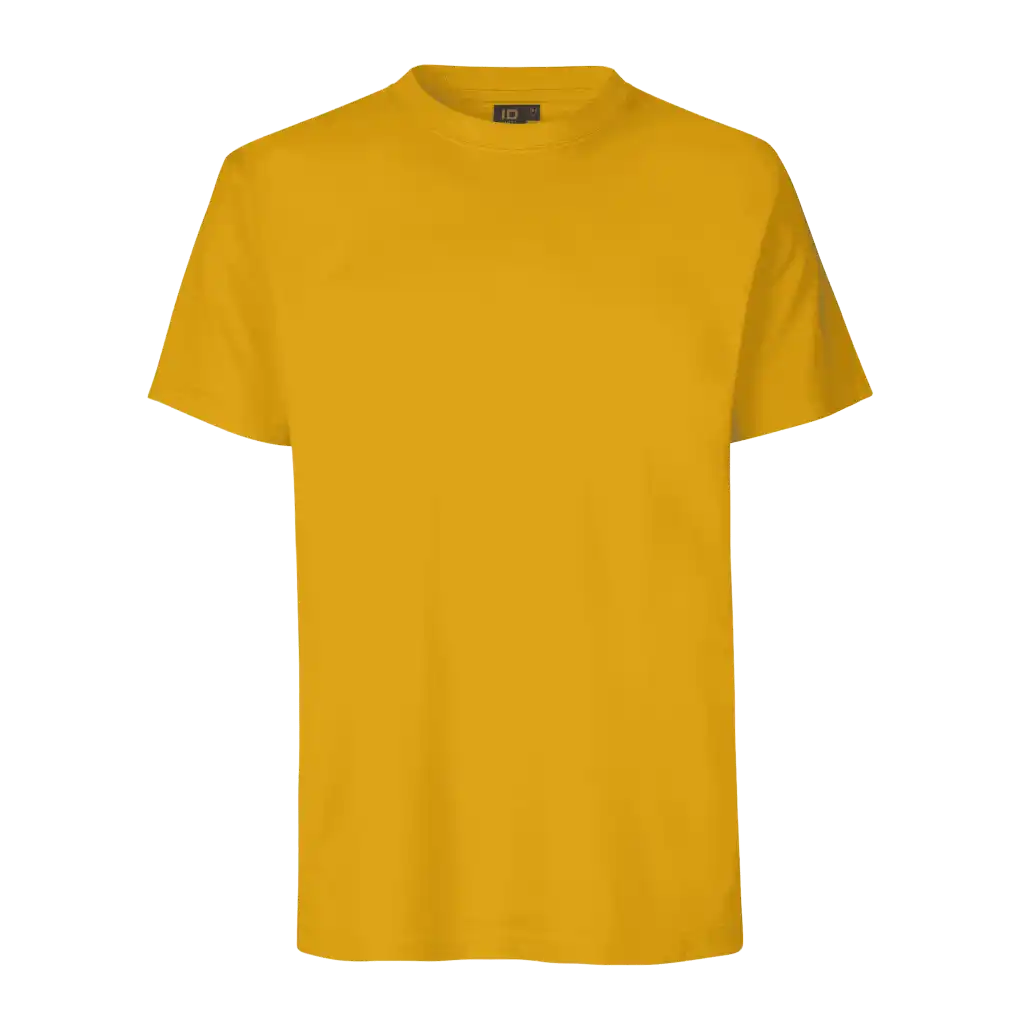 Keltainen PRO Wear T-paita ID® 0300 – keltainen työvaate painatuksella
