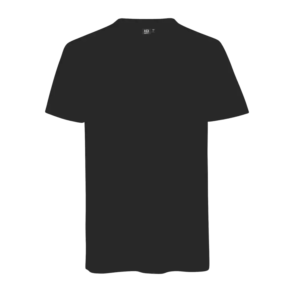 Musta PRO Wear T-paita ID® 0300 – musta työvaate logopainatuksella