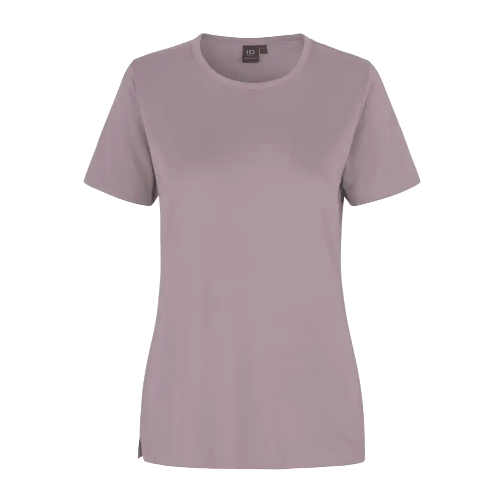Dusty Rose PRO Wear naisten T-paita ID® 0312 – pehmeä roosanvärinen t-paita omalla logolla