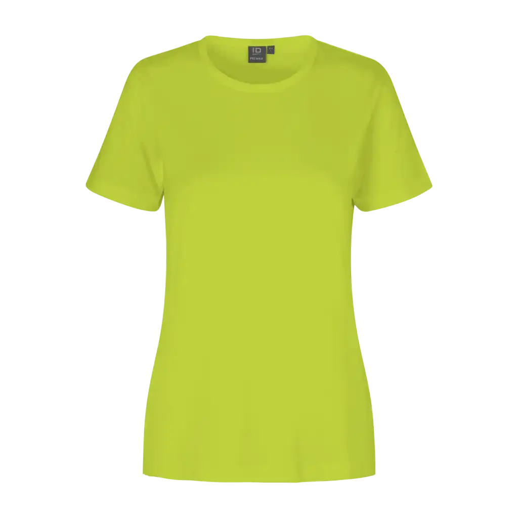 Lime PRO Wear naisten T-paita ID® 0312 – raikas lime-vihreä t-paita yrityslogolla