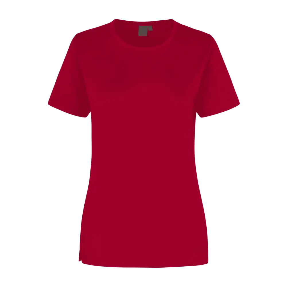 Punainen PRO Wear naisten T-paita ID® 0312 – näyttävä punainen t-paita painettuna logolla