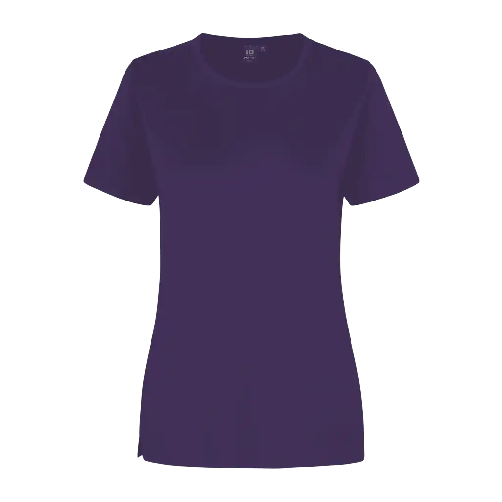 Purple PRO Wear naisten T-paita ID® 0312 – violetti t-paita painettuna yrityslogolla