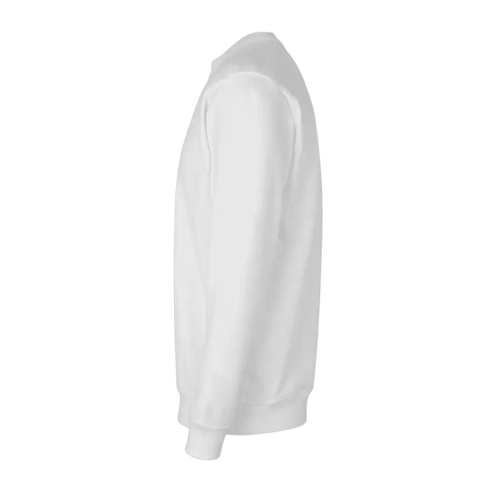 Miesten PRO Wear CARE collegepaita valkoinen sivukuva omalla logolla | ZigiZagi