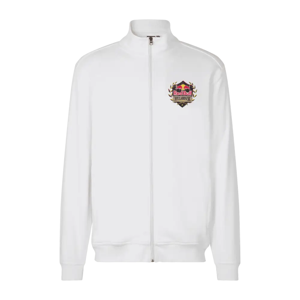 PRO Wear CARE cardigan valkoinen omalla logolla – Water Transfer -painatus