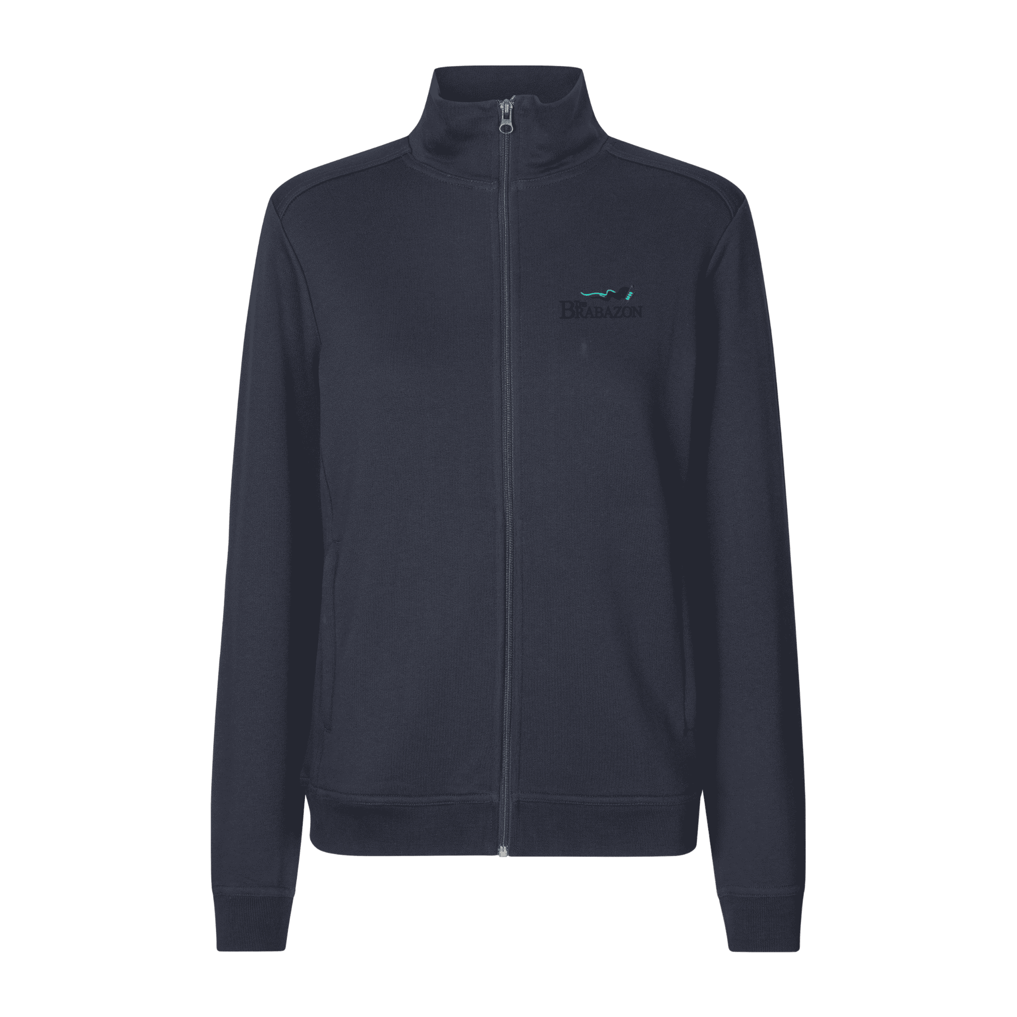 Navy PRO Wear CARE naisten cardigan omalla logolla – Logo brodeerattuna edessä