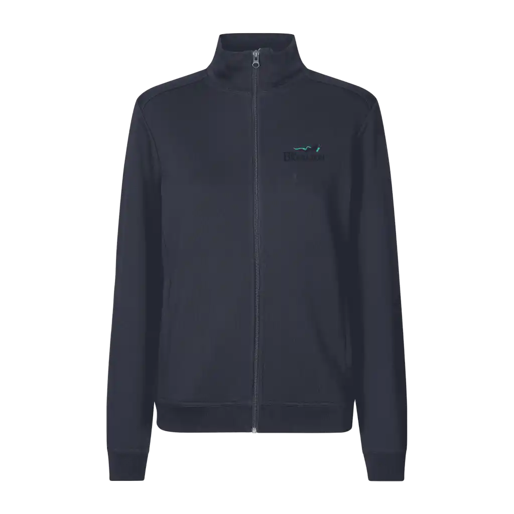 Navy PRO Wear CARE naisten cardigan omalla logolla – Logo brodeerattuna edessä