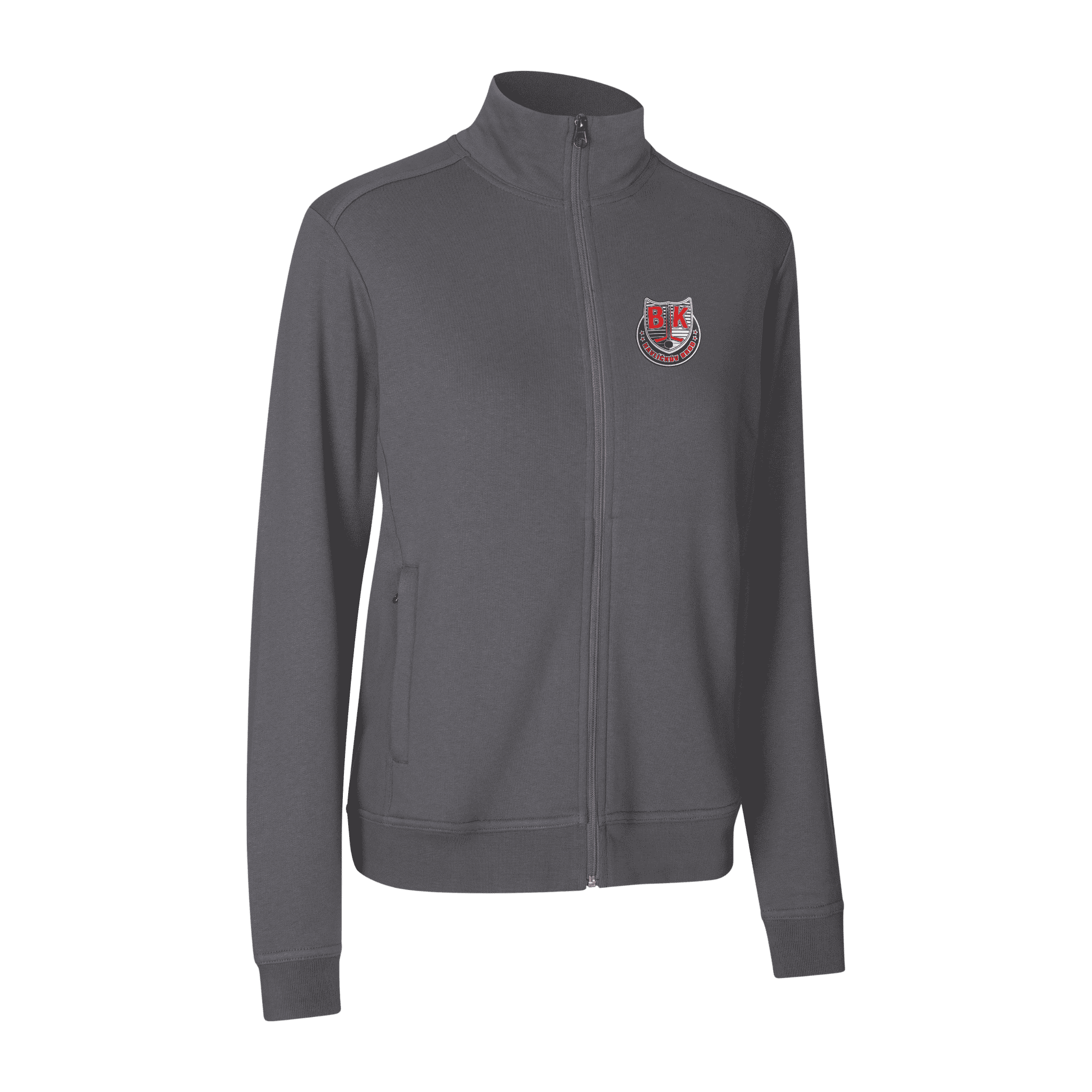 Silver grey PRO Wear CARE naisten cardigan omalla logolla – Water Transfer -painatus edestä