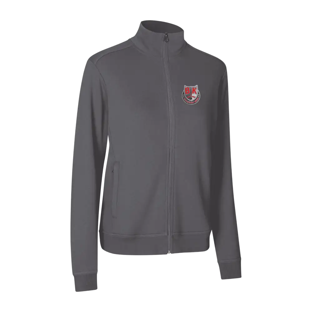Silver grey PRO Wear CARE naisten cardigan omalla logolla – Water Transfer -painatus edestä