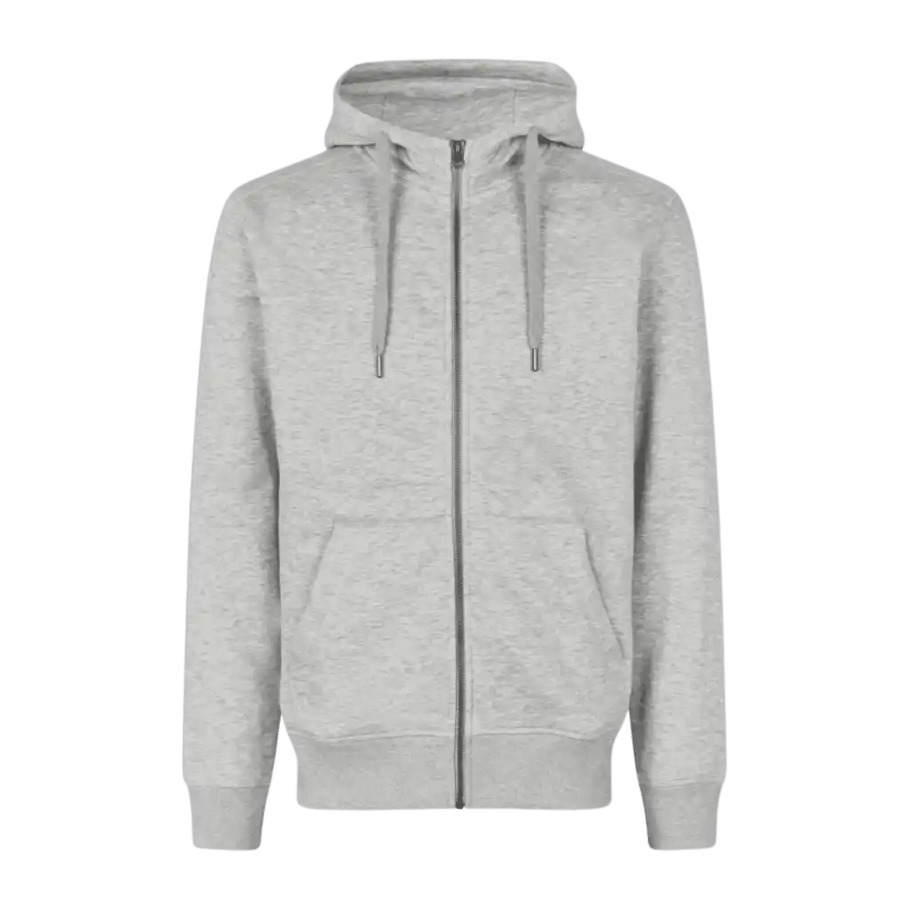 ID-core huppari omalla logolla-Grey melange