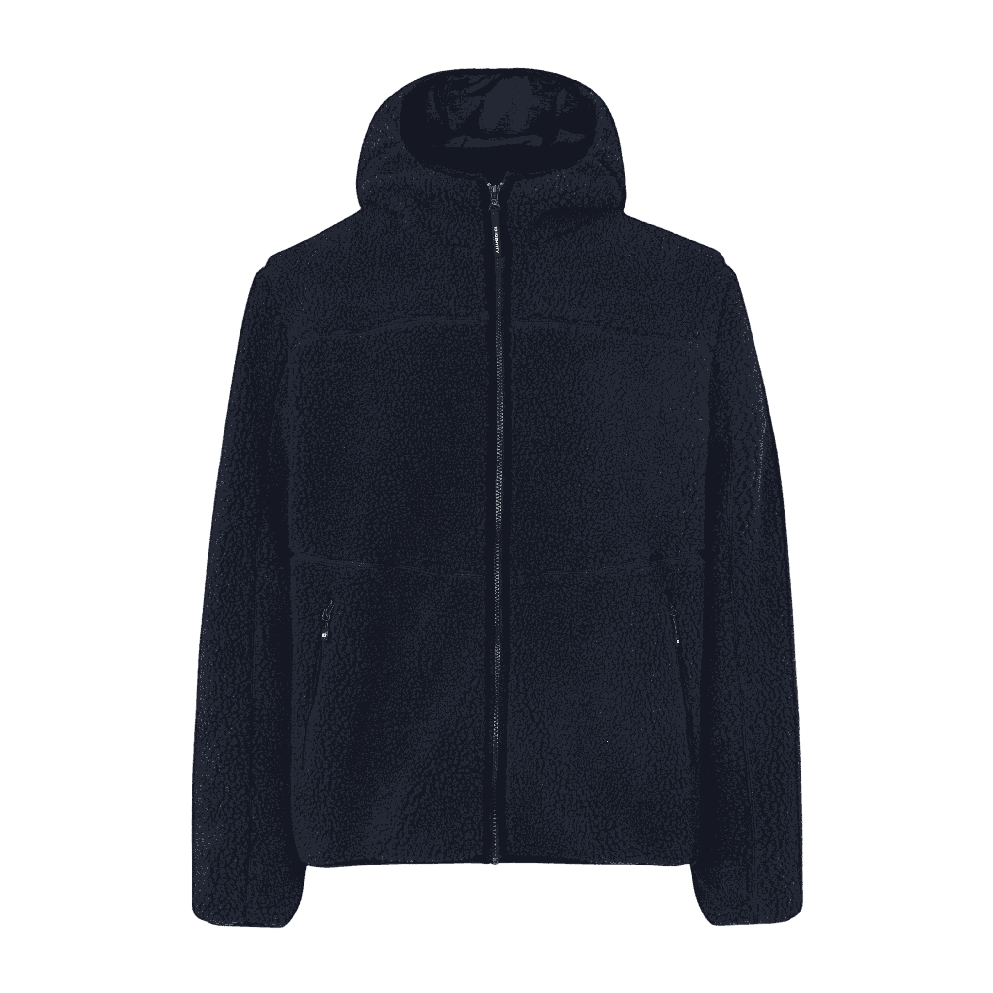 Navy Pile Fleece Jacket miehille – edestä