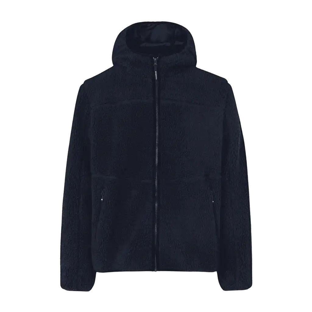 Navy Pile Fleece Jacket miehille – edestä
