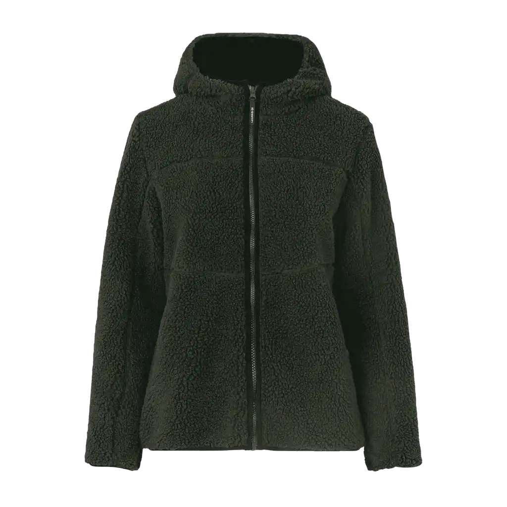Oliivi Pile Fleece Jacket naisille – edestä