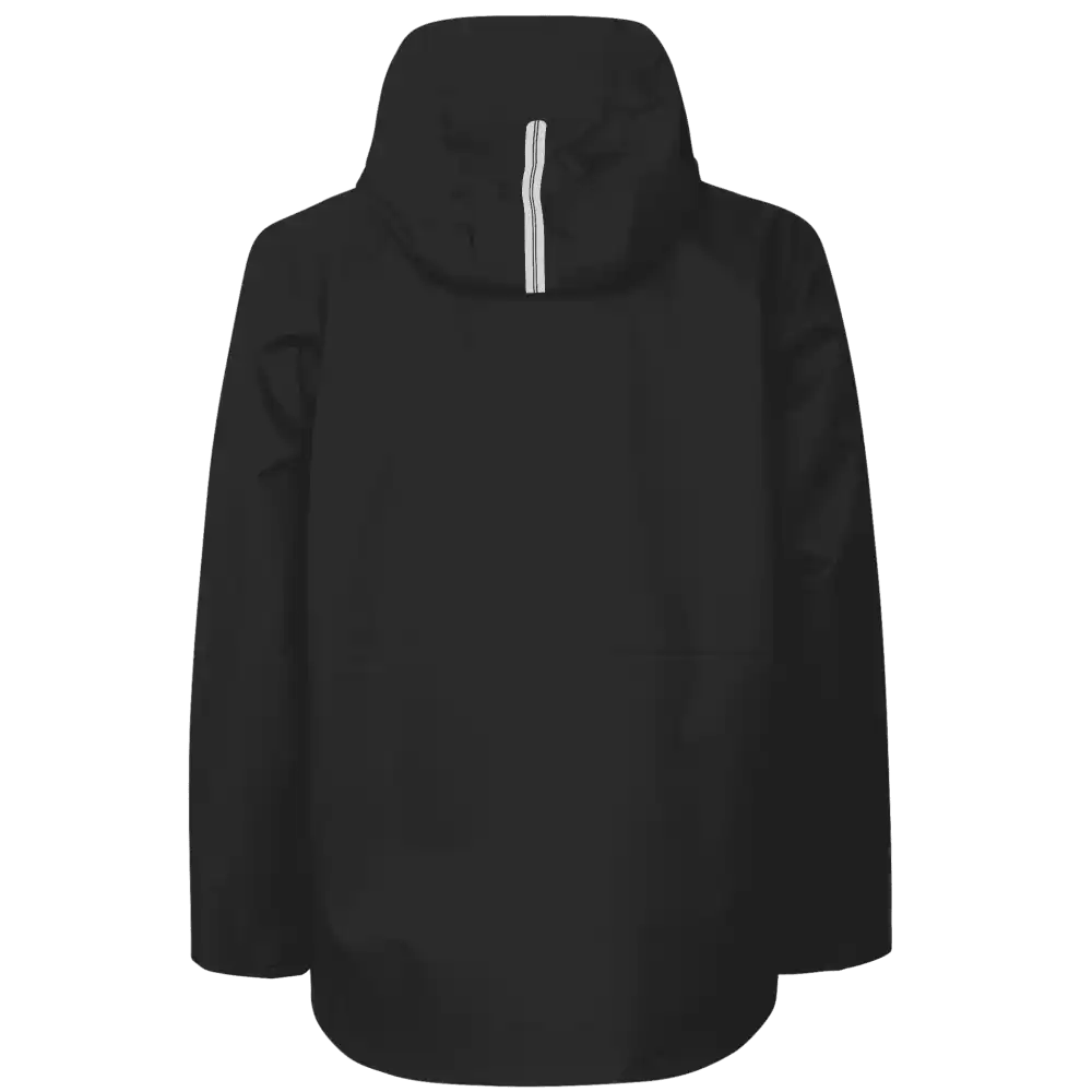 Musta Rain Jacket Performance – takaa – hengittävä ja vedenpitävä takki yrityksille logolla
