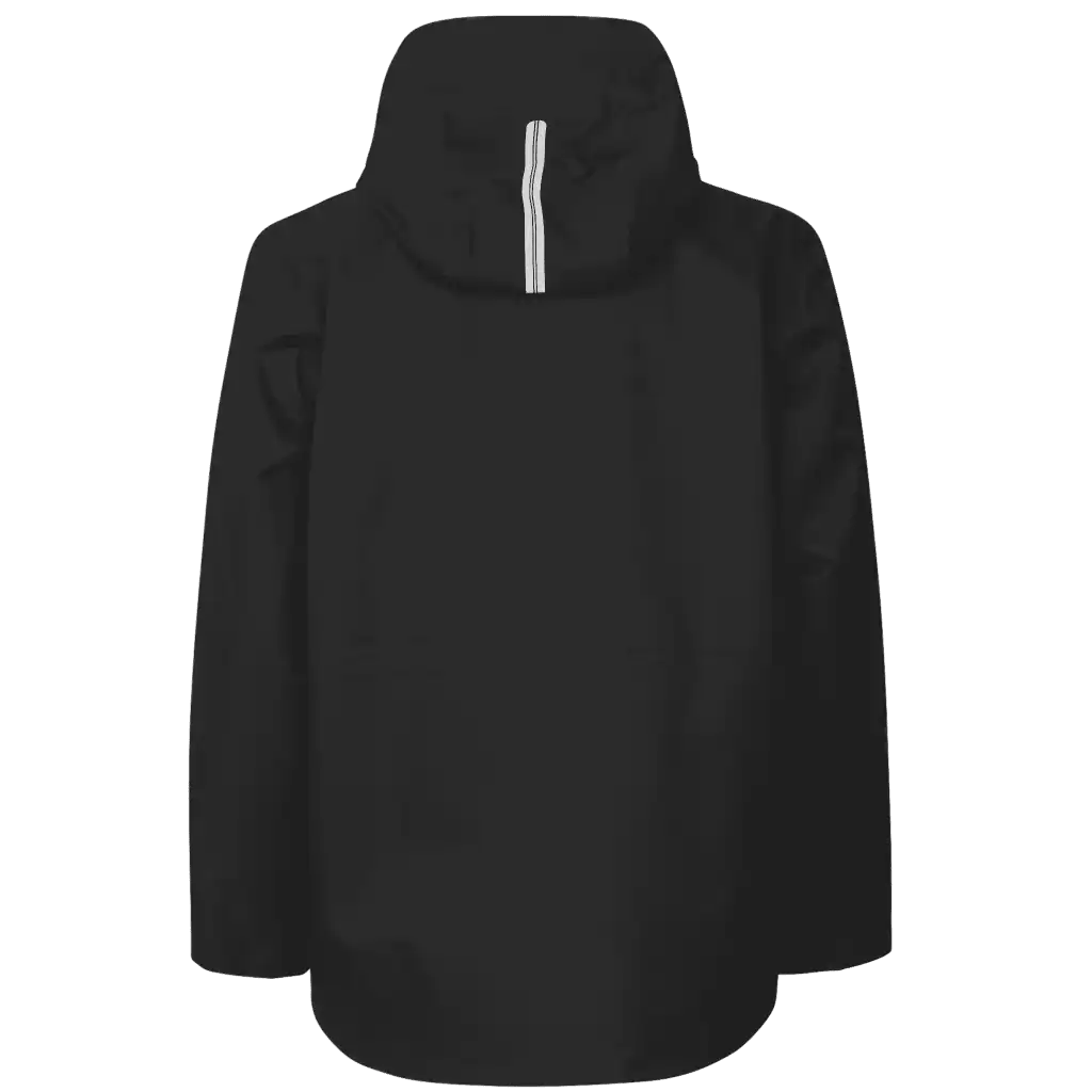 Musta Rain Jacket Performance – takaa – hengittävä ja vedenpitävä takki yrityksille logolla