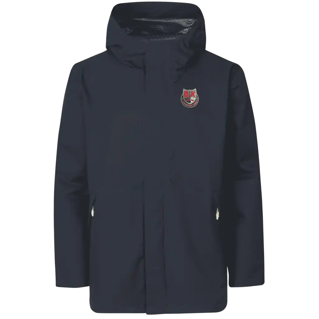 Navy Rain Jacket Performance – takki omalla logolla, water transfer painatus – yrityksille, kaupungeille ja seuroille