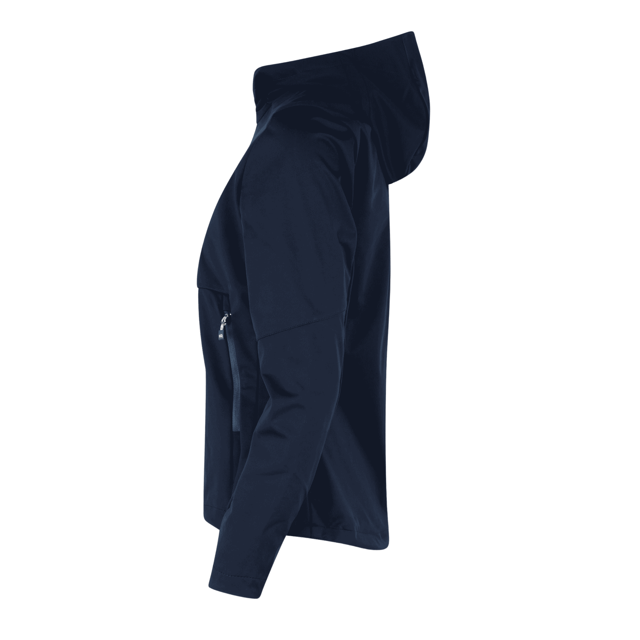 Navy Soft Shell Jacket naisille sivukuva – takki omalla logolla, Colorstop transfer logo rinnassa