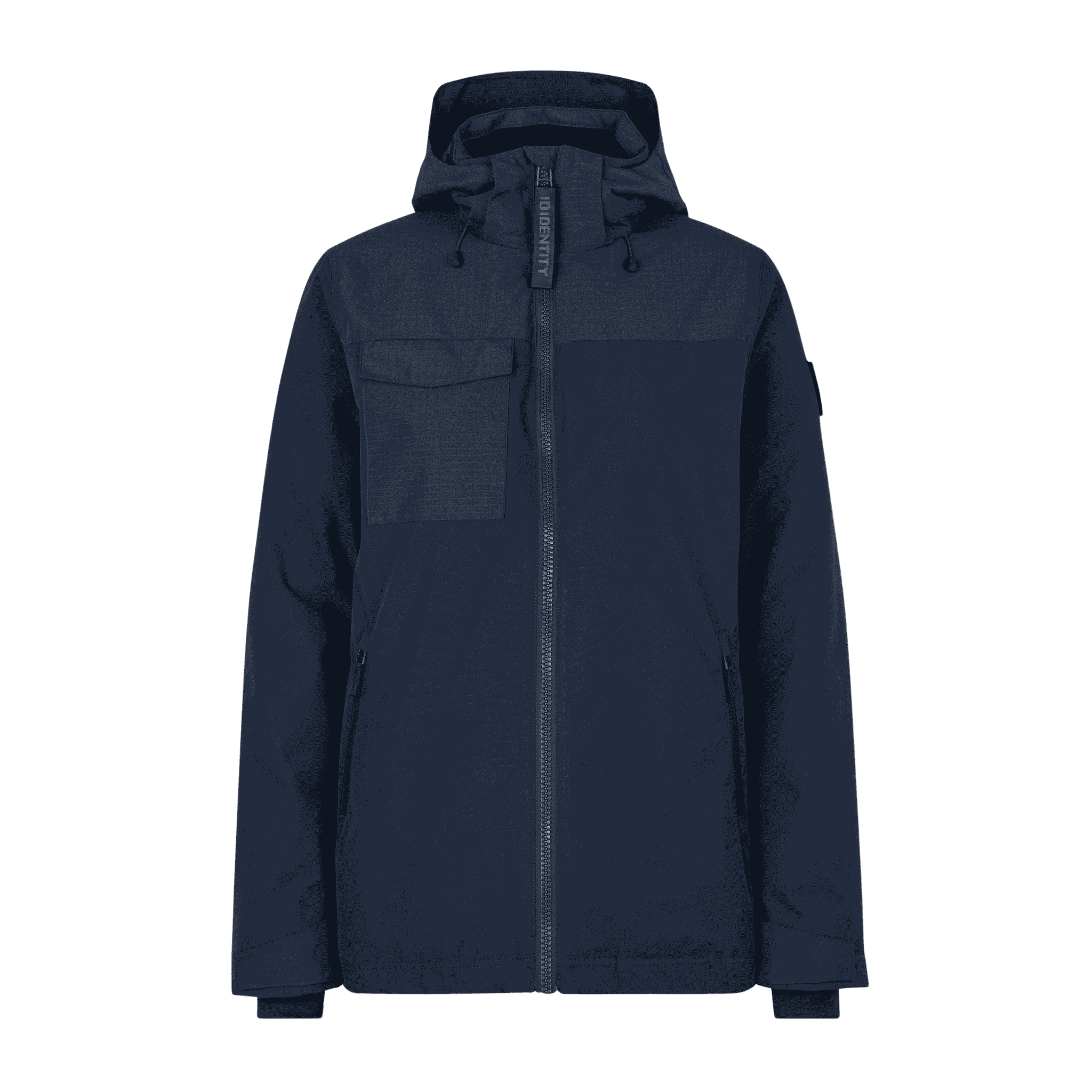 Naisten Hooded Winter Jacket navy – takki omalla logolla