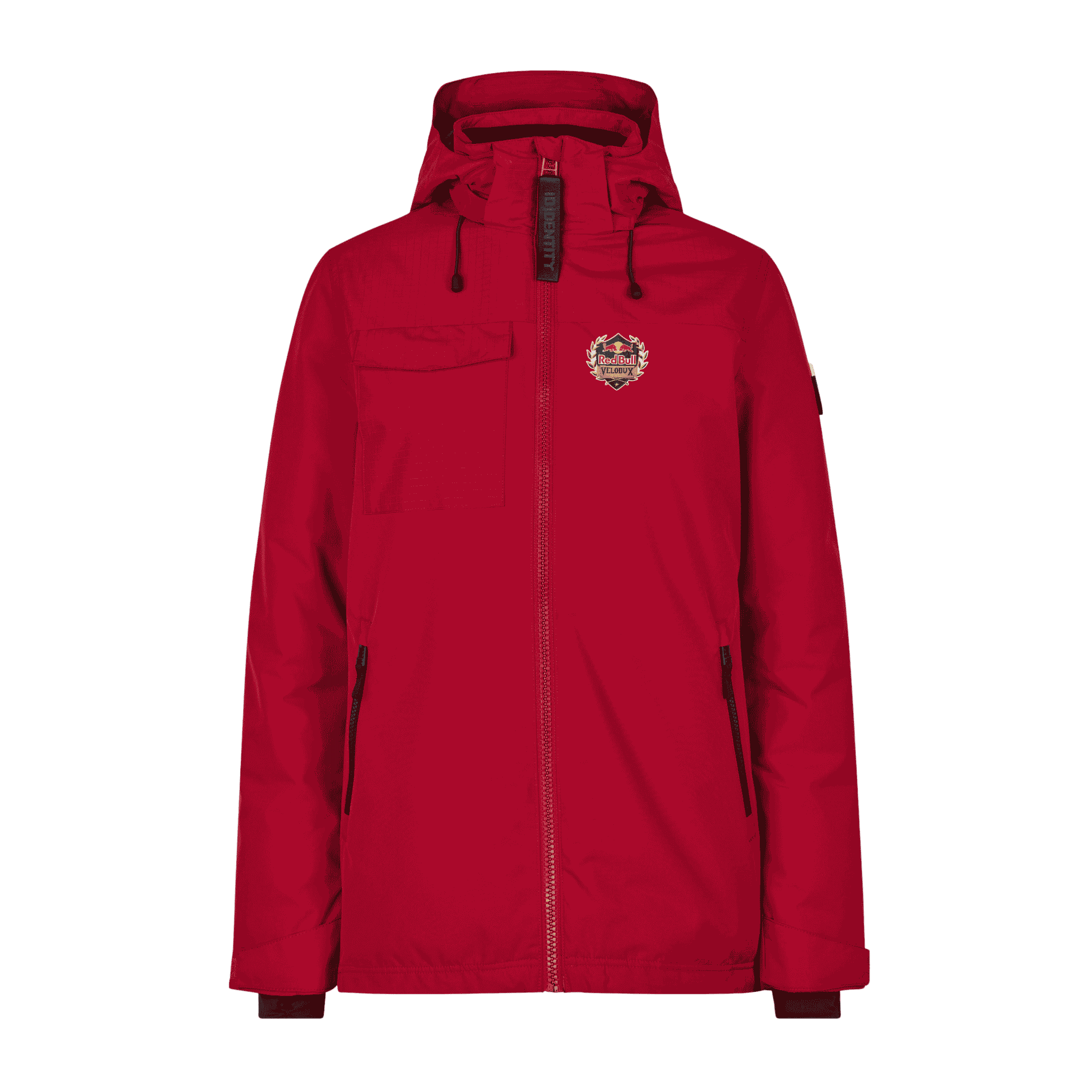 Naisten Hooded Winter Jacket punainen – yritystakki omalla logolla