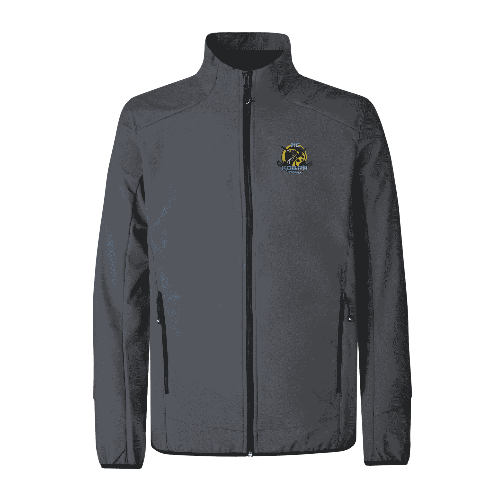 Silver Grey CORE soft shell takki omalla logolla – Colorstop transfer tekniikalla yrityksen logo