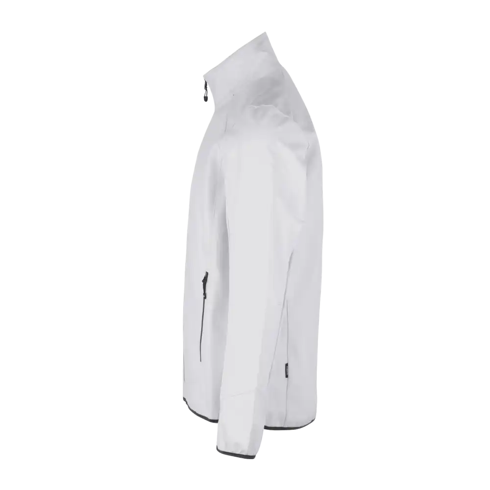 ID® CORE Soft Shell Jacket naiset valkoinen sivukuva – takki omalla logolla – Colorstop transfer (0856)