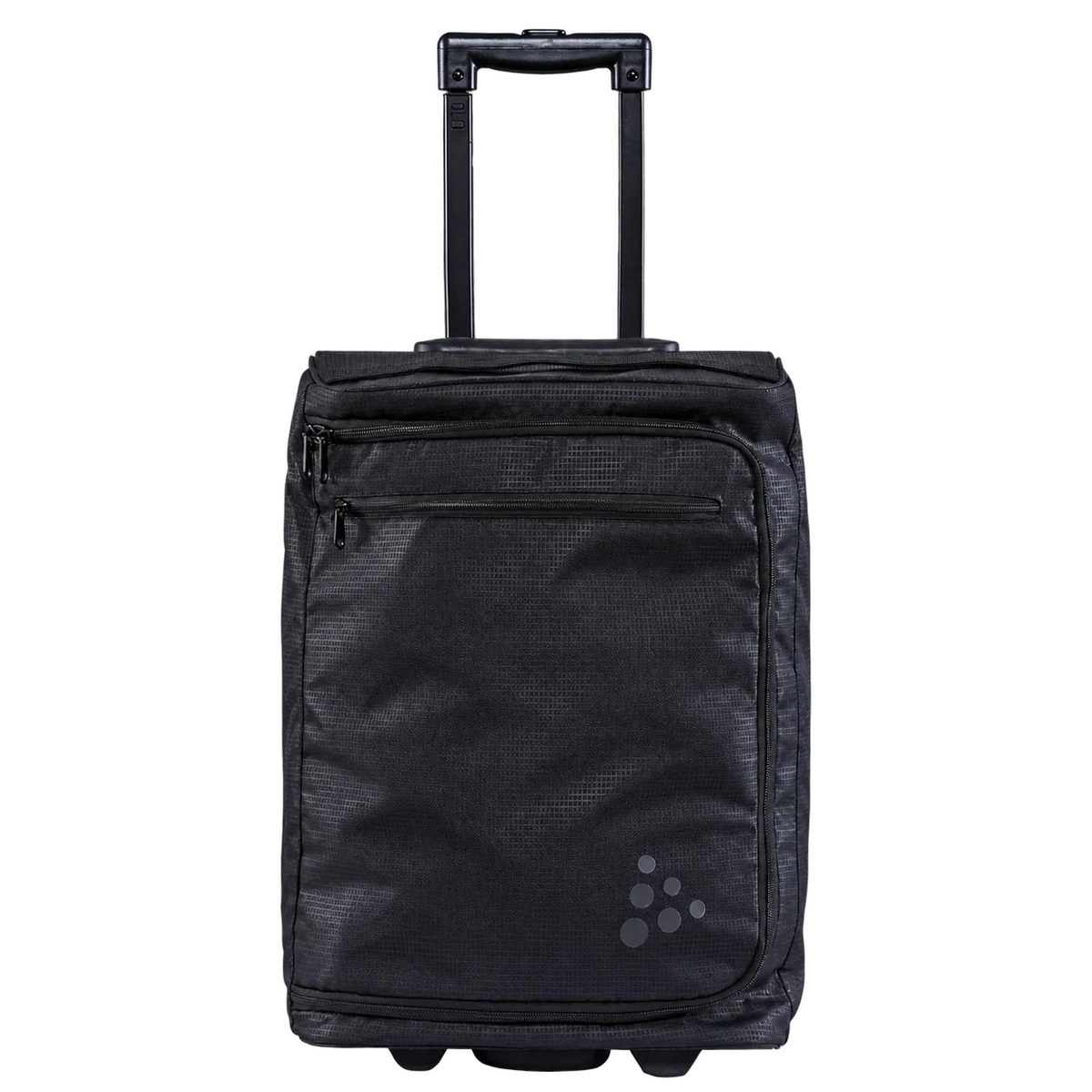 Craft Transit Cabin Bag 1910057, musta matkalaukku vetokahva nostettuna, taustaton tuotekuva