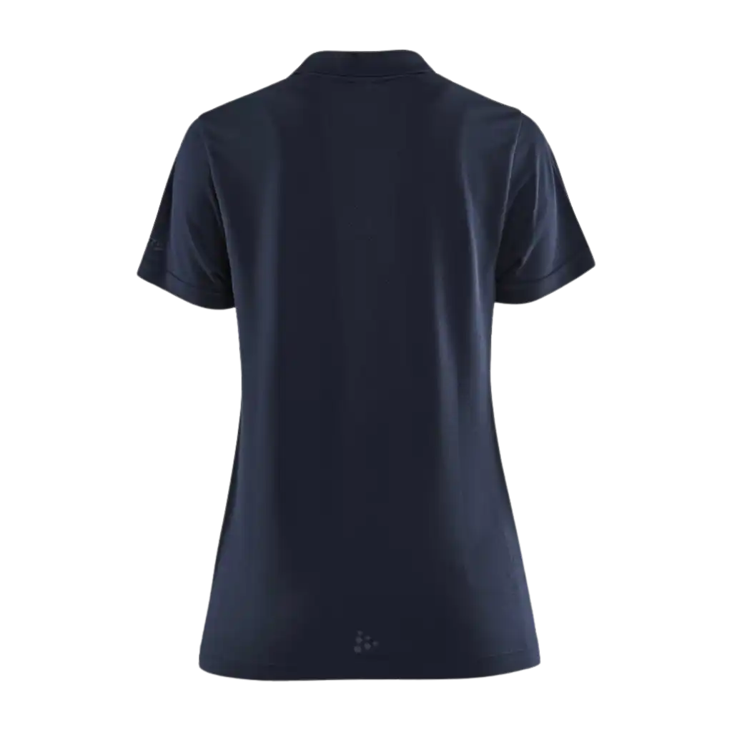 Craft ADV Seamless tummansininen W polo omalla logolla takaa-ZigiZagi