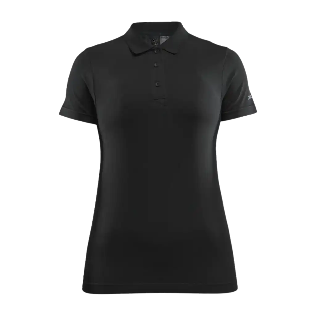 Craft ADV Seamless musta W polo omalla logolla-ZigiZagi