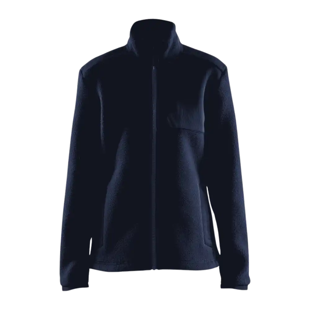 Craft ADV Explore Pile Fleece Jacket W Blaze-Black – lämmin ja pehmeä naisten fleece logomerkinnällä