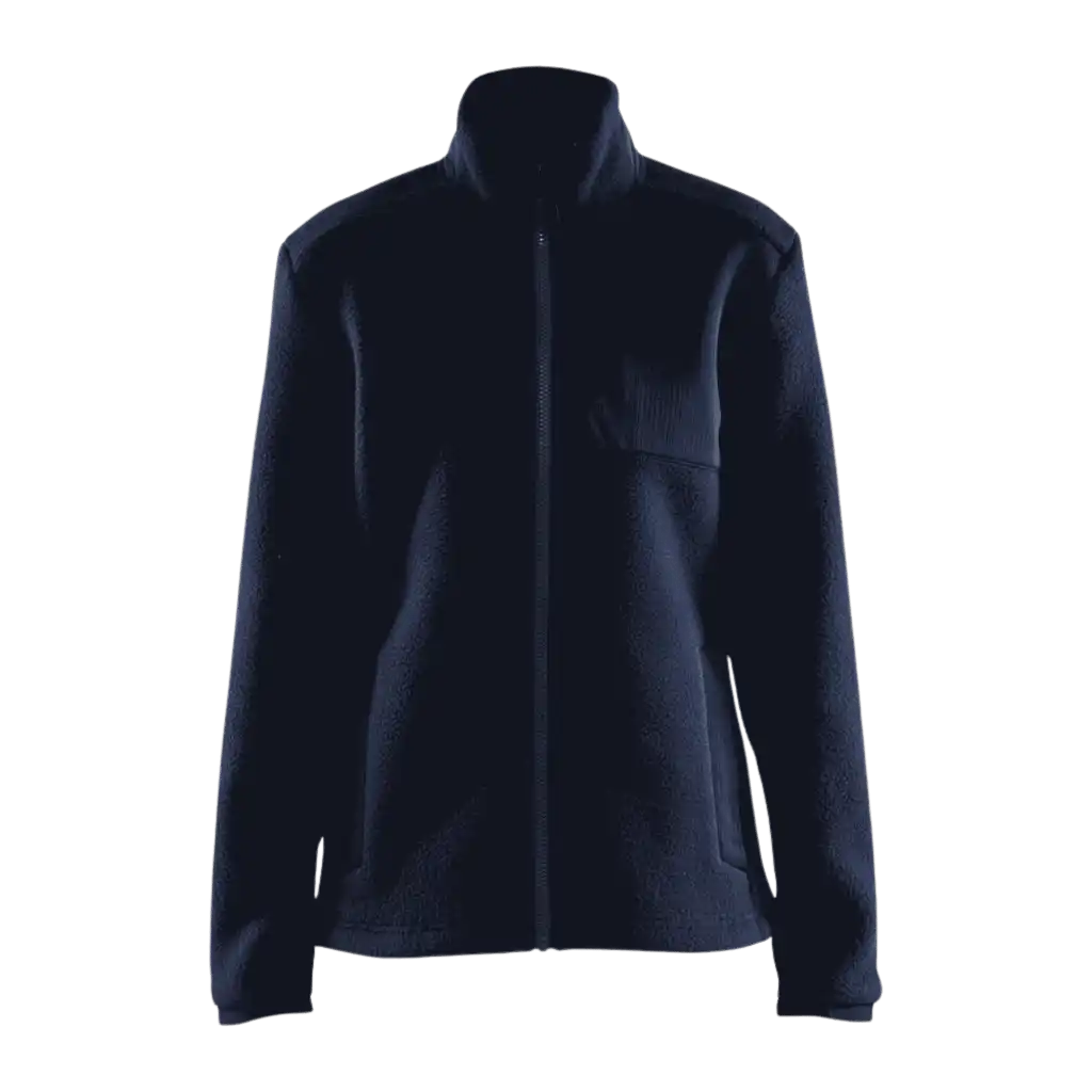Craft ADV Explore Pile Fleece Jacket W Blaze-Black – lämmin ja pehmeä naisten fleece logomerkinnällä